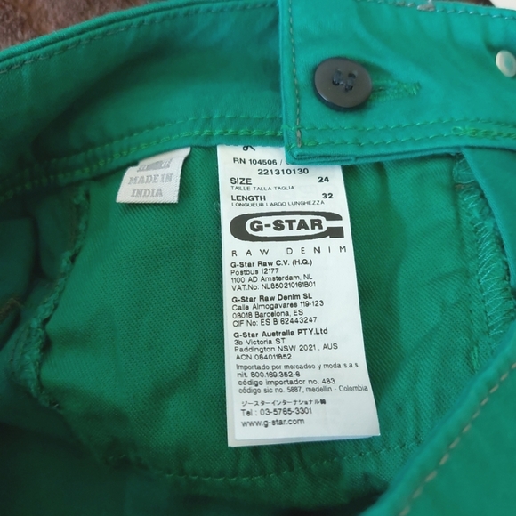G star midge Cody skinny jeans nwt  size 24 - Picture 7 of 9